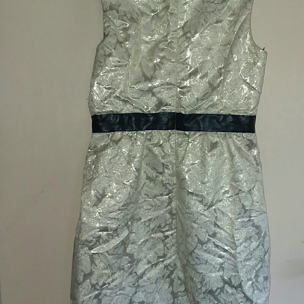 Forever 21 M sliver floral Dress